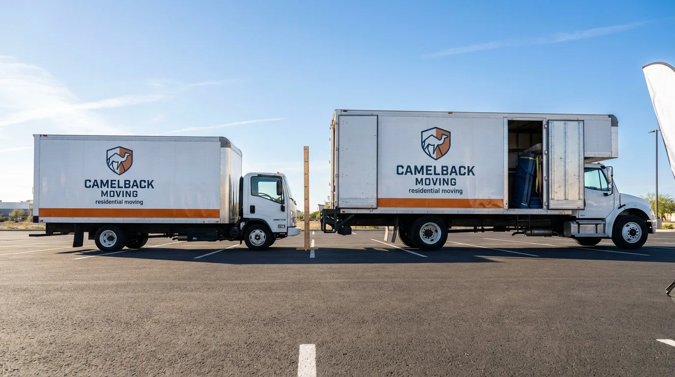 Moving truck size capacity guide in South Jordan